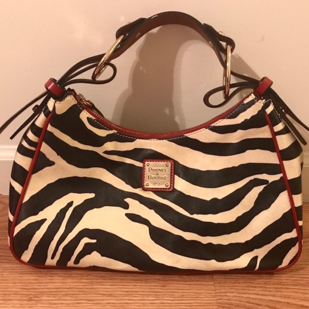Dooney & Bourke Zebra Print Hand Bag